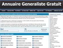 Tablet Screenshot of annuaire-generalistes.com